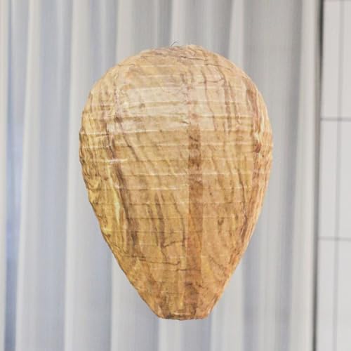 HASTHIP® Wasp Nest Decoy Outdoor Hanging Fake Bees HASTHIP® Wasp Nest Decoy Outdoor Hanging Fake Bees
